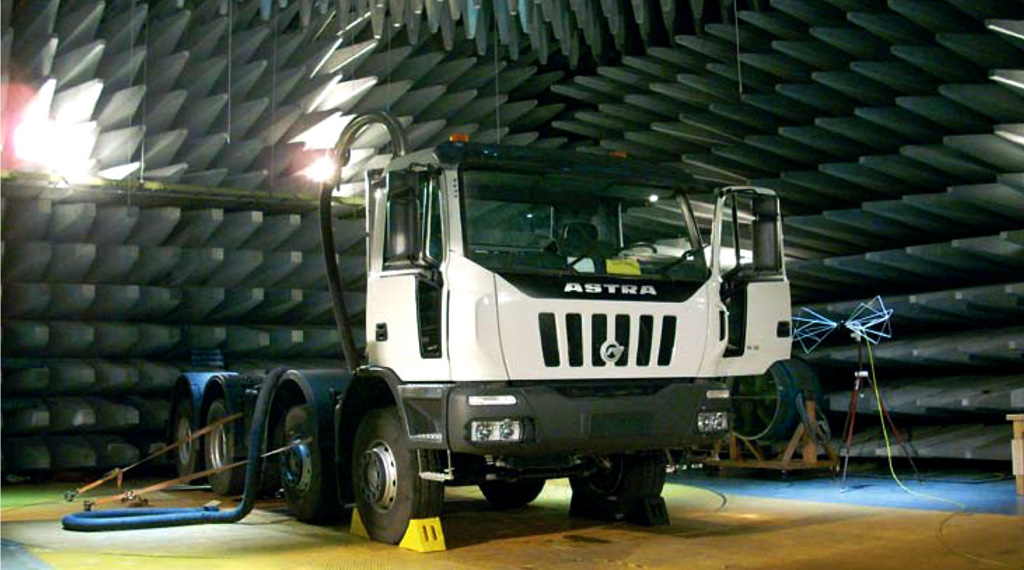 Construction of an Astra truck gallery
